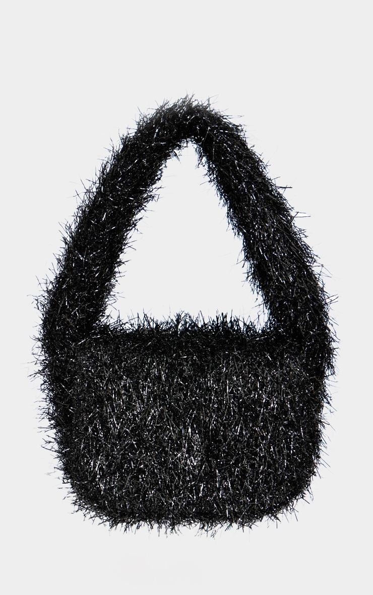 Black Tinsel Mini Handbag Product Image