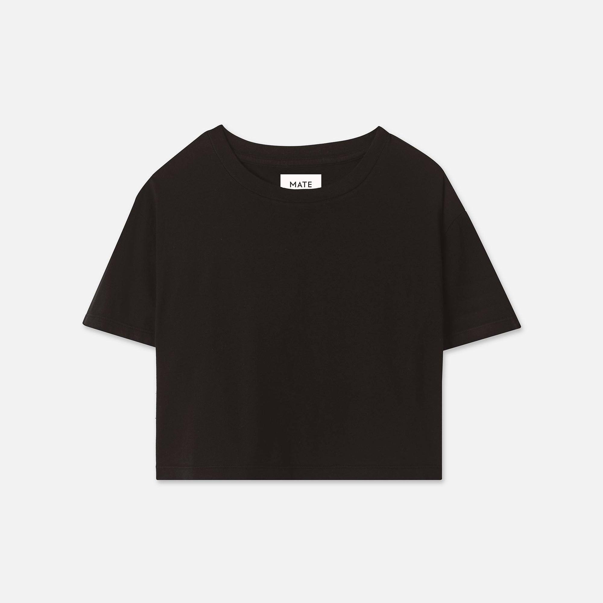 Organic Cotton Relaxed Crop Tee Female Product Image