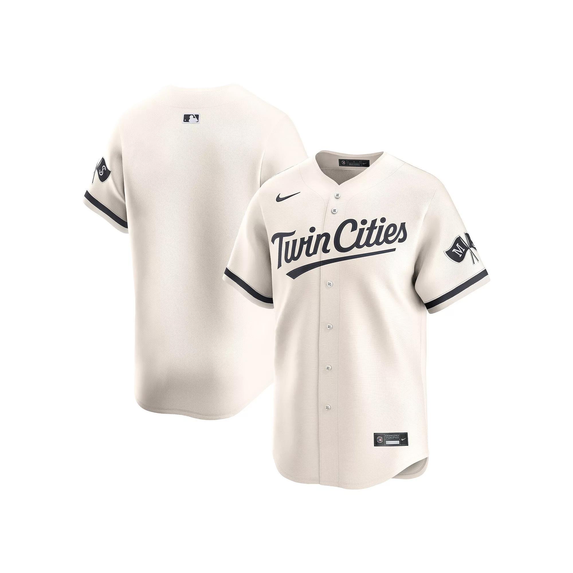 Men's Nike Cream Minnesota Twins Alternate Limited Jersey, Size: Medium, Beige Product Image