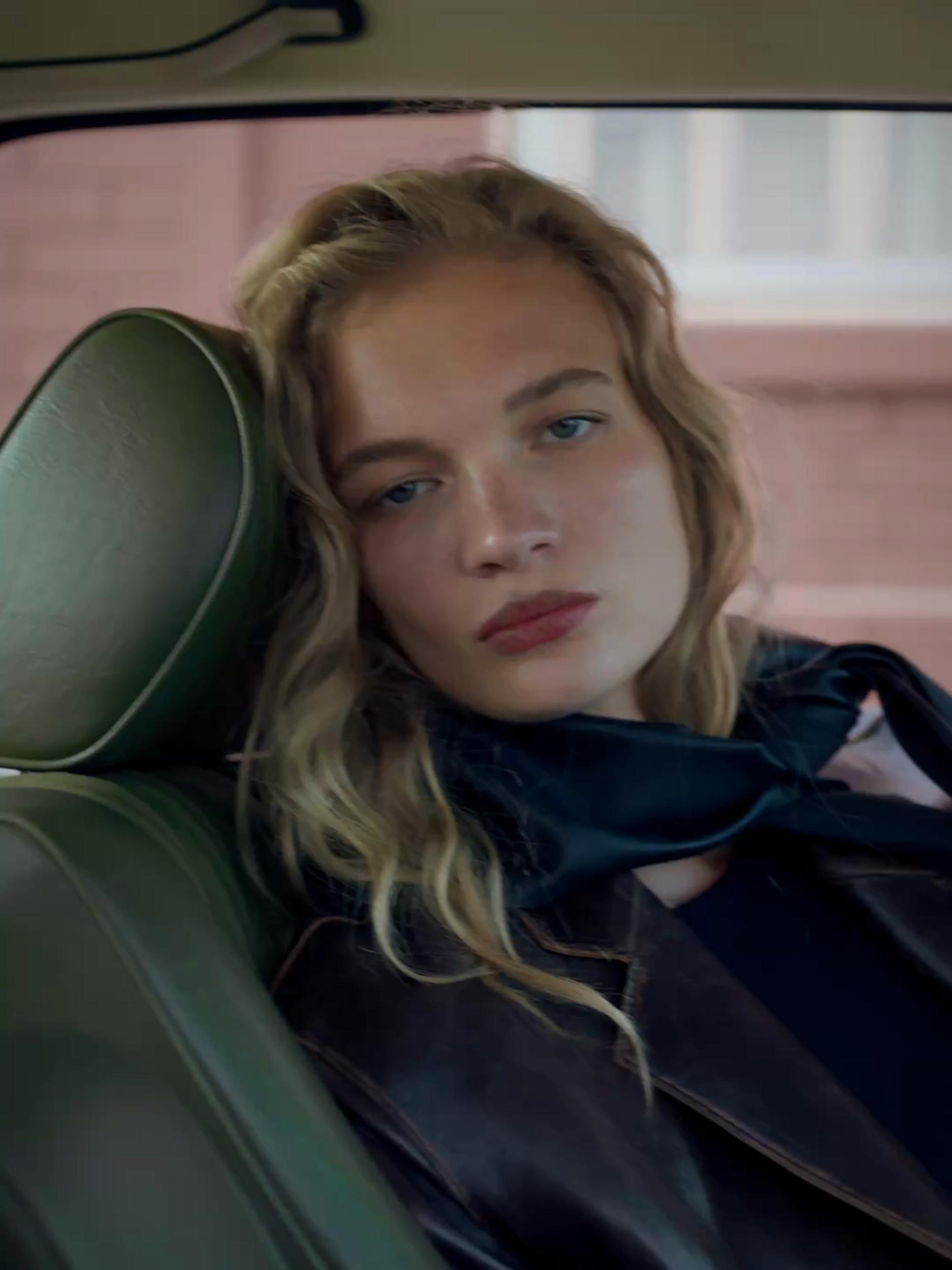 Distressed nappa leather coat Product Image