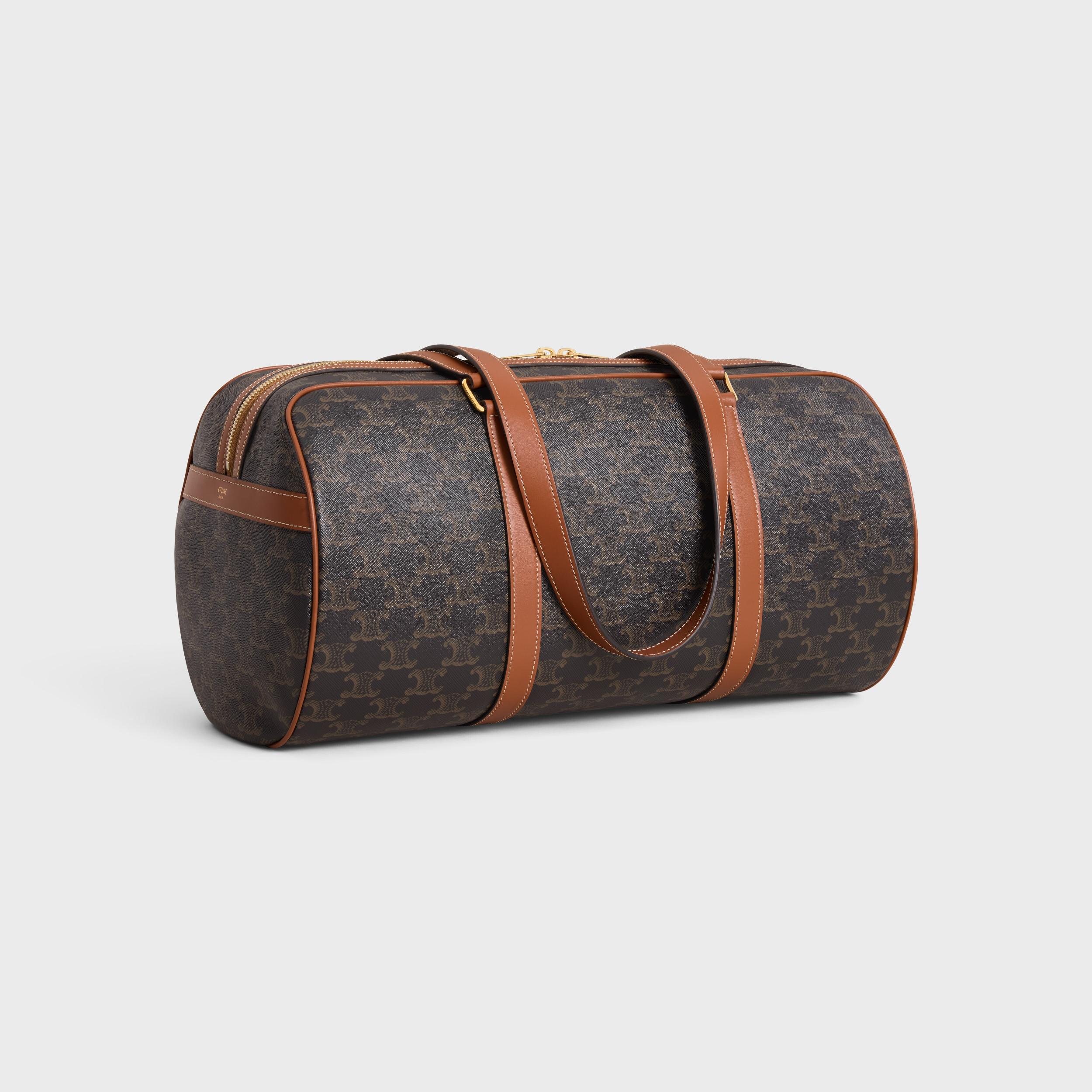 GYM BAG in TRIOMPHE CANVAS & CALFSKIN Product Image