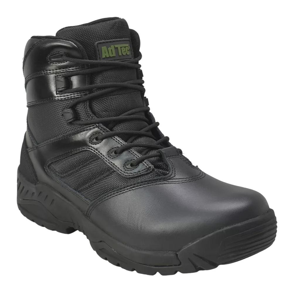 AdTec Tactical Men's Leather Tactical Boots, Size: 9, Black Product Image