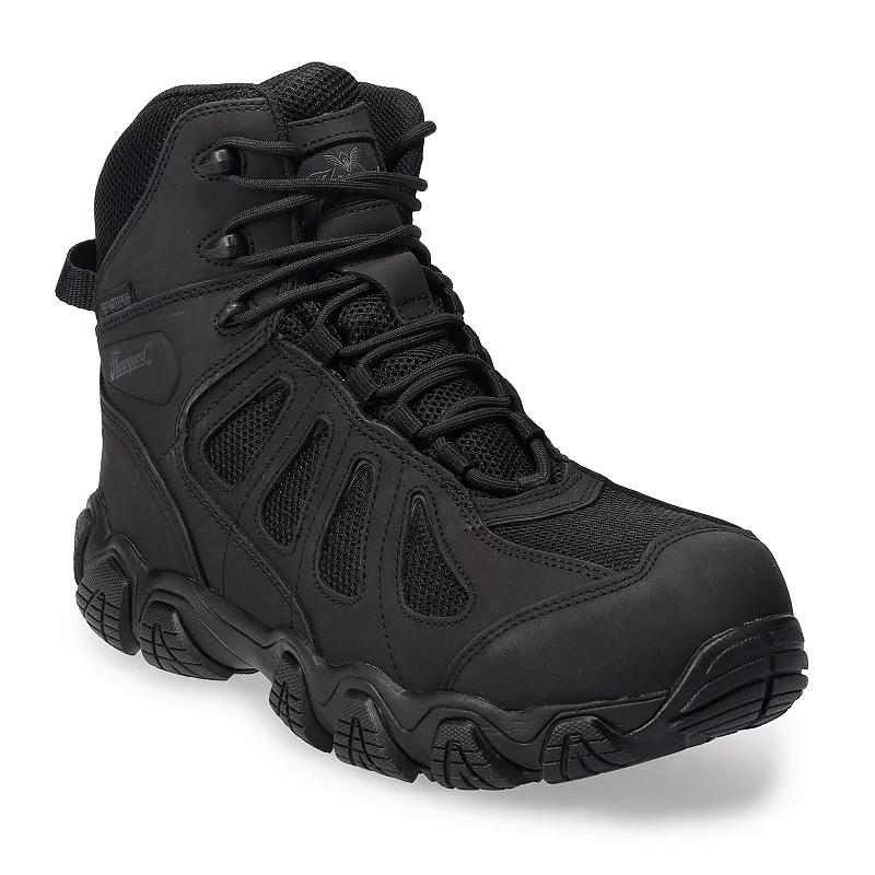 Thorogood Crosstrex Men's Side Zip Waterproof Composite-Toe Work Boots, Size: 4.5, Black Product Image