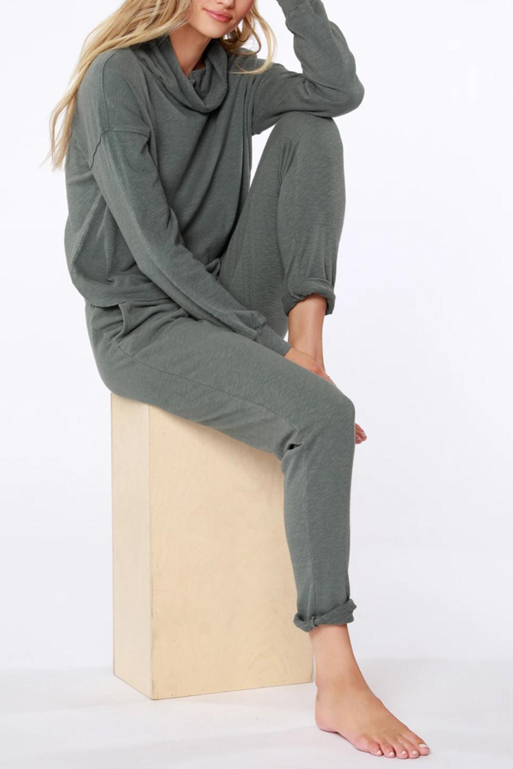 Sustainable Mock Neck Top Product Image