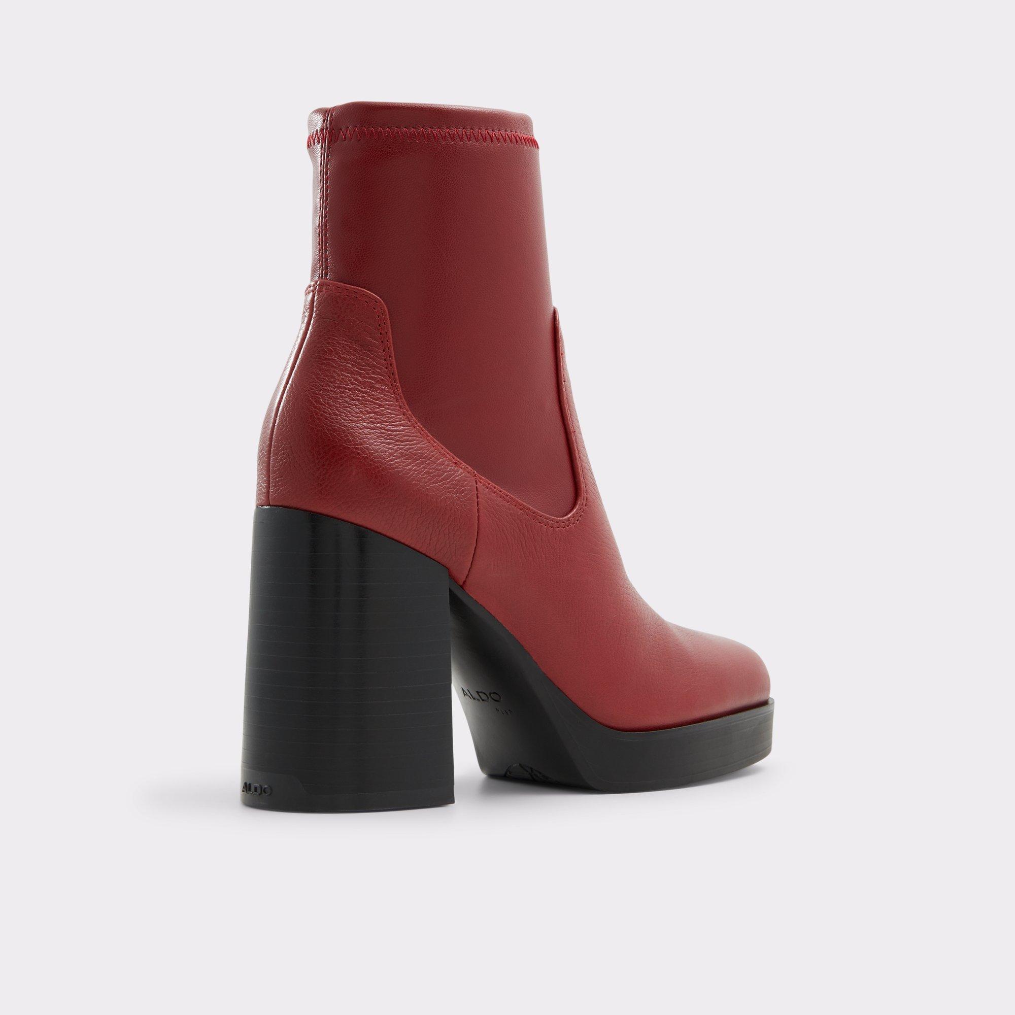 ALDO Seraphica - Women's Ankle Boot - Red, Size 9 Product Image