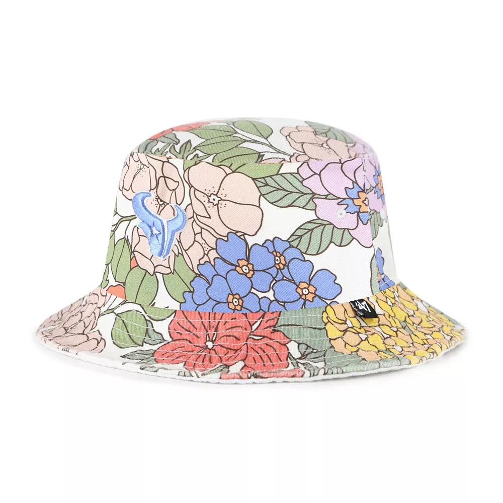 Women's '47 White Houston Texans Florentina Bucket Hat Product Image