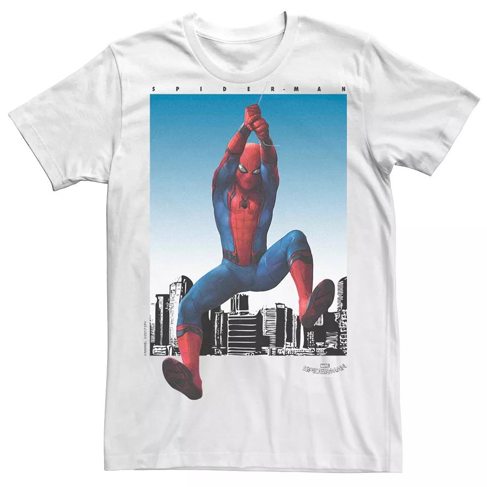 Men's Marvel Spider-Man Homecoming Web Swing Poster Tee,  Product Image