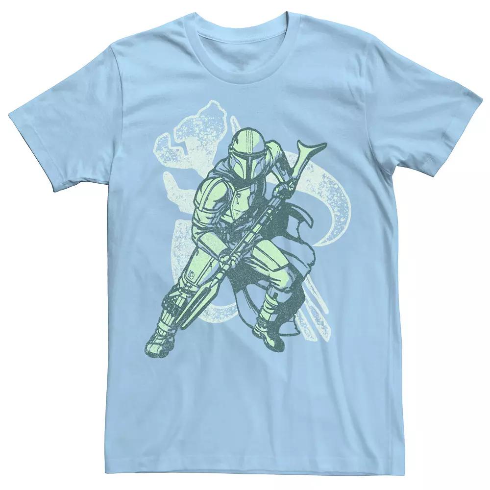 Men's Star Wars Mando Crest Pose Tee,  Product Image