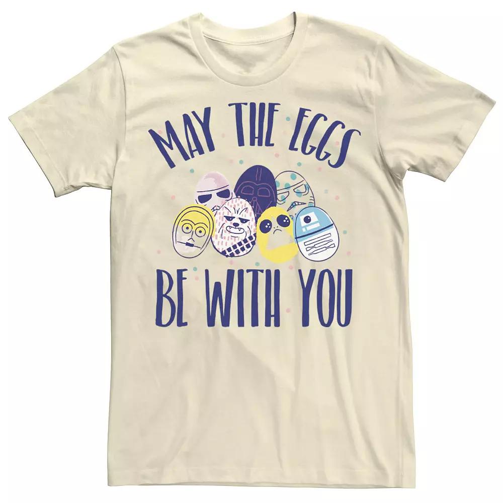 Men's Star Wars Easter May The Eggs Be With You Text Tee,  Product Image
