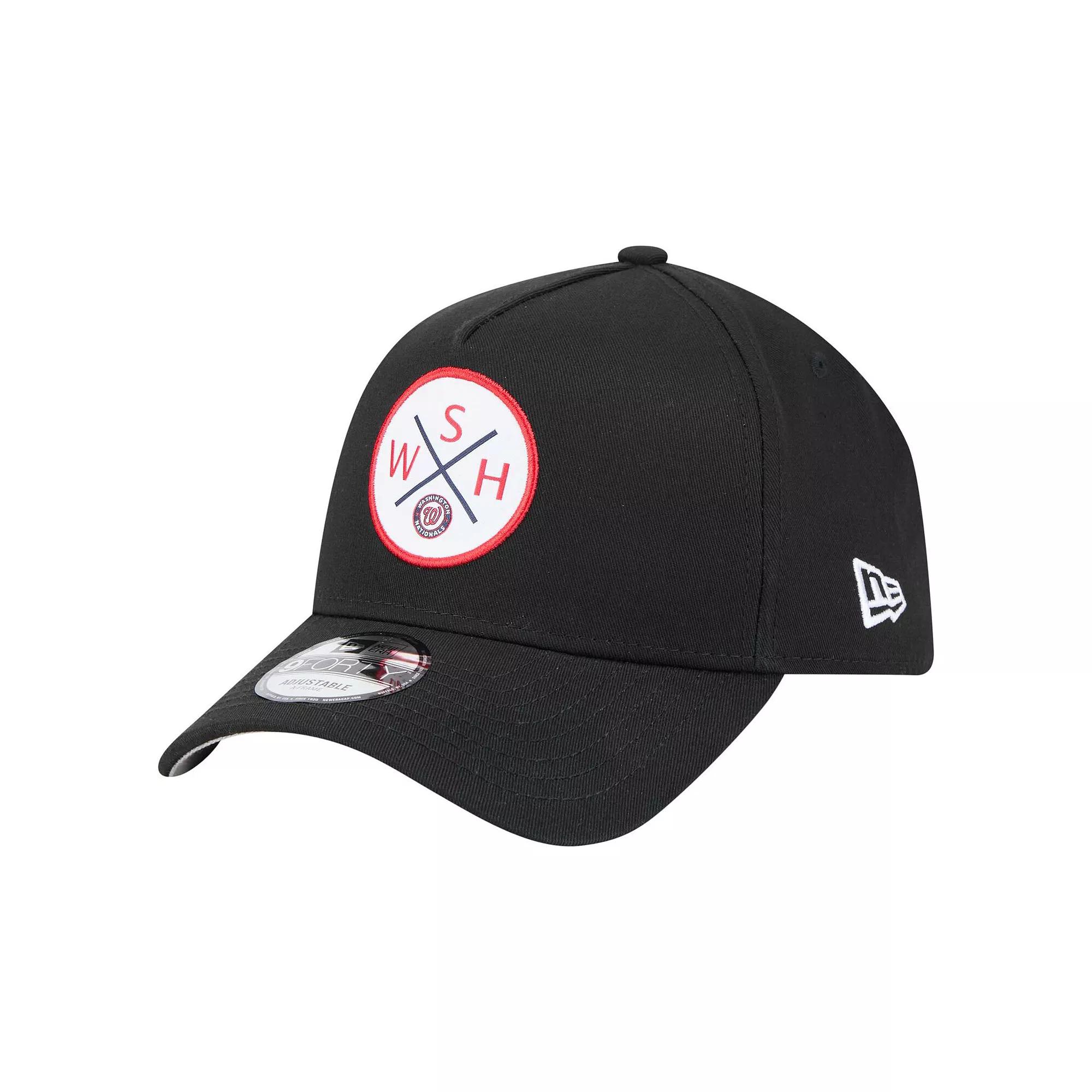 Men's New Era Black San Francisco Giants 9FORTY A-Frame Adjustable Hat Product Image