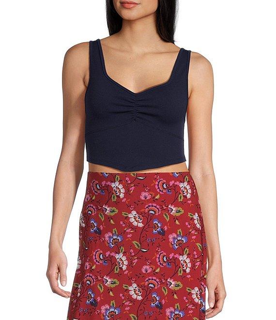 C&V Chelsea & Violet Knit V Hem Tank Top Product Image