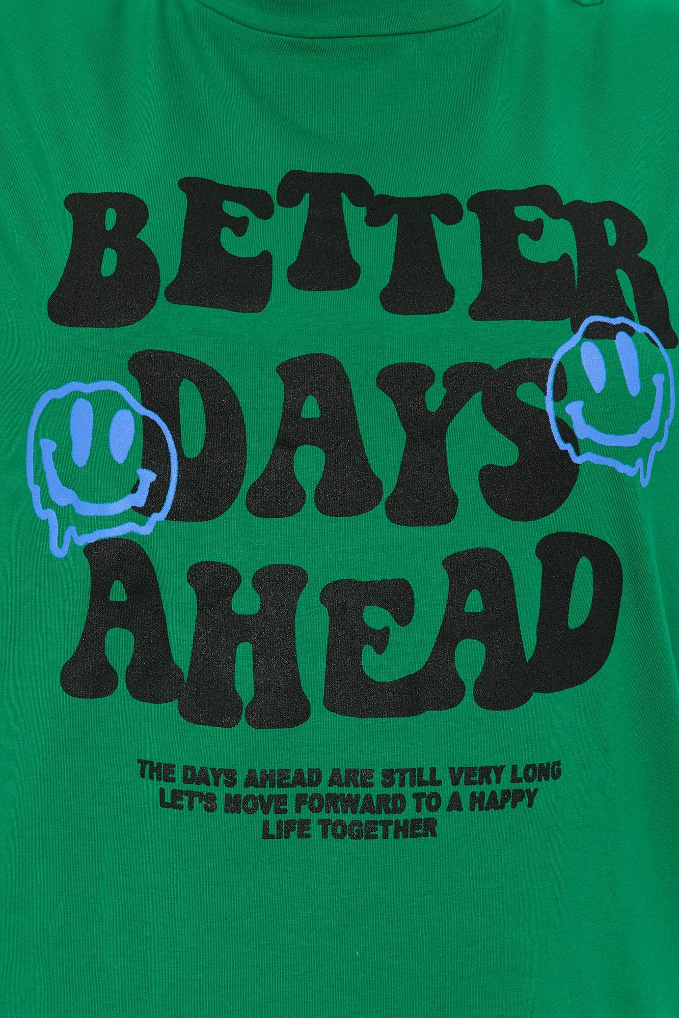 Better Days Ahead Short Set - Kelly Green Female Product Image