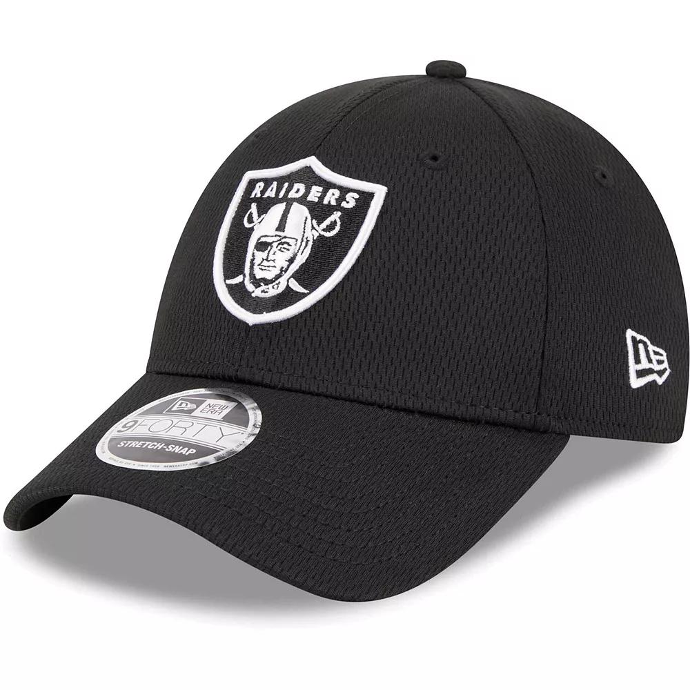Men's New Era Black Las Vegas Raiders  Main B-Dub 9FORTY Adjustable Hat, Lvr Black Product Image