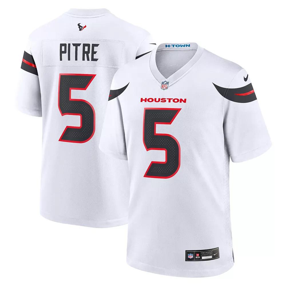 Men's Nike Jalen Pitre White Houston Texans Game Jersey,  Product Image