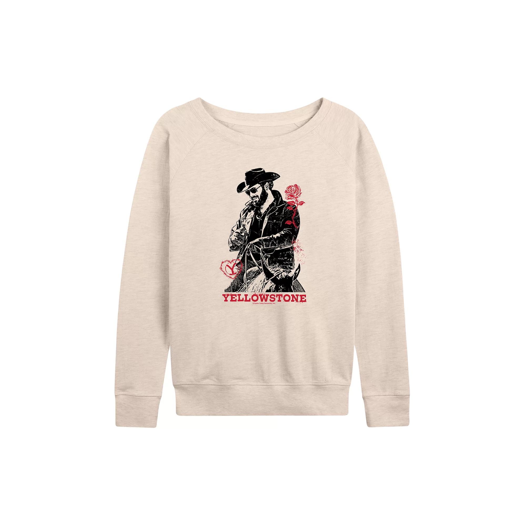 Women's Yellowstone Love Rip French Terry Long Sleeve Tee, Girl's,  Product Image