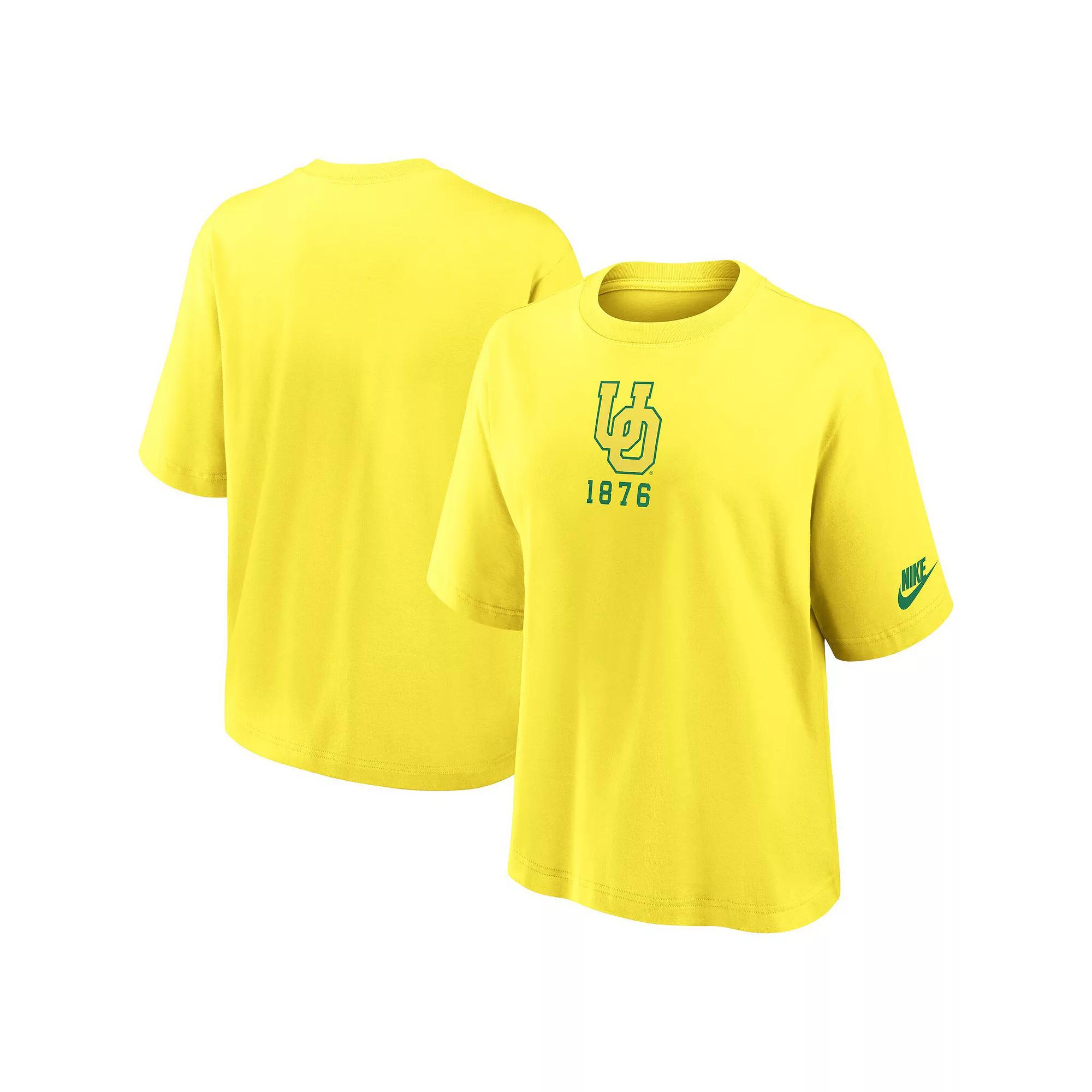 Oregon Ducks Legacy Established Boxy Nike Women's College T-Shirt Product Image