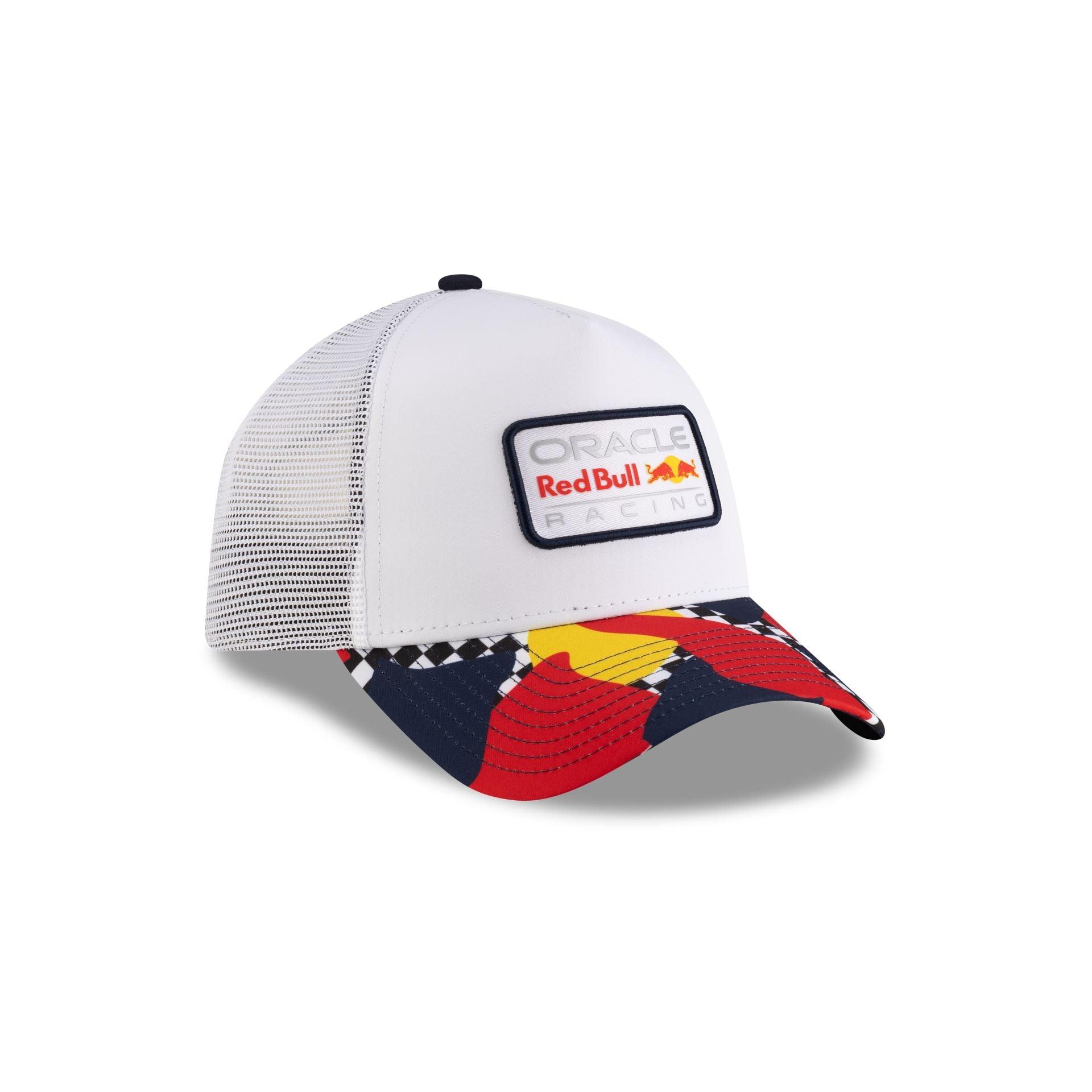 Oracle Red Bull Racing Abstract 9FORTY A-Frame Trucker Hat Male Product Image