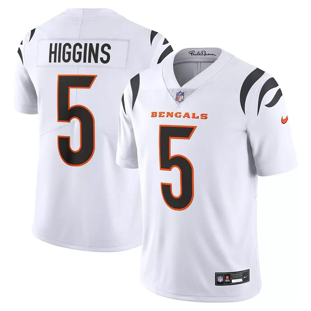 Men's Nike Tee Higgins White Cincinnati Bengals Vapor Untouchable Limited Jersey,  Product Image