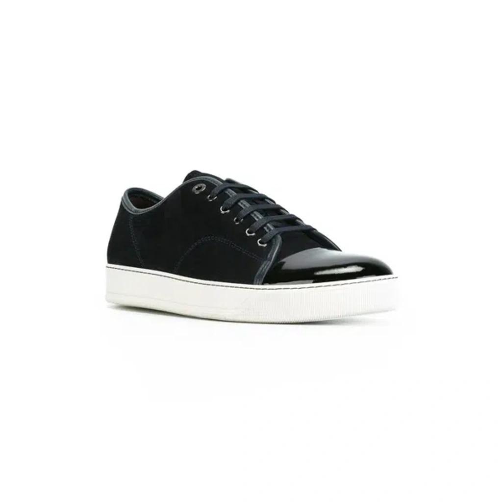 Black DBB1 Suede & Patent Leather Sneakers Product Image