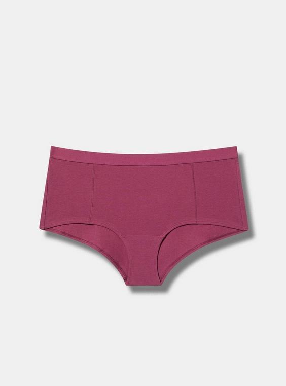Cotton Mid-Rise Boyshort Panty Product Image