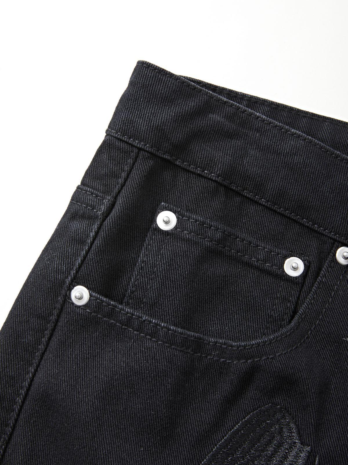Men's Washed Revenge Straight Leg Jeans Product Image