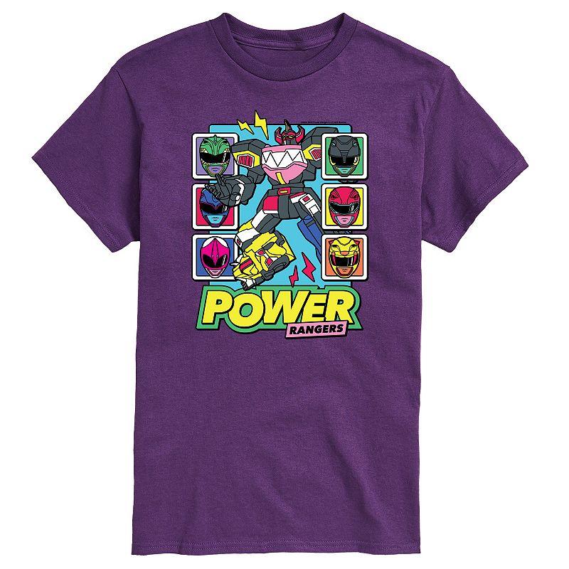 Men's Power Rangers Zord Heads Graphic Tee,  Product Image