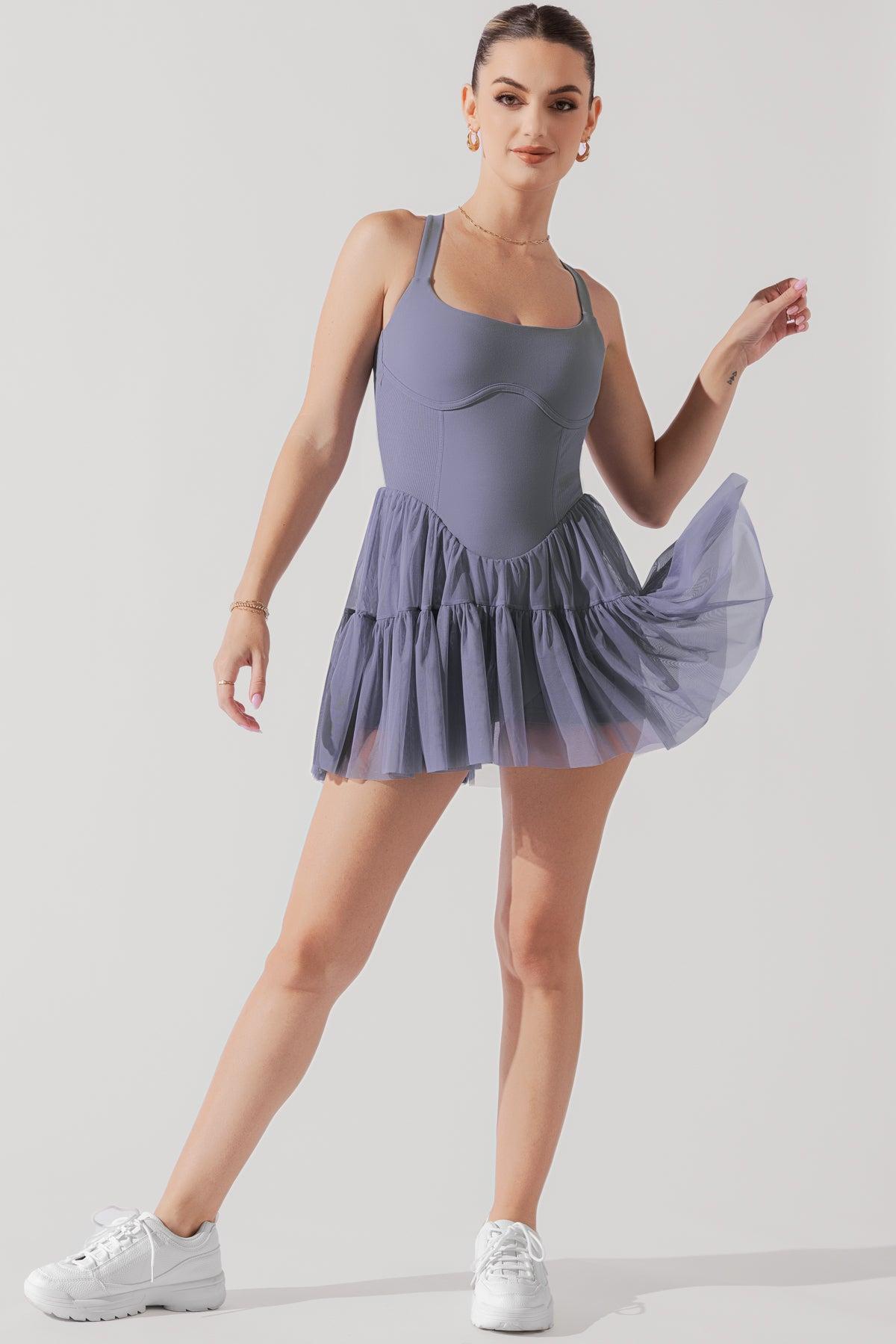 Corset Pirouette Dress - Blue Mist Product Image
