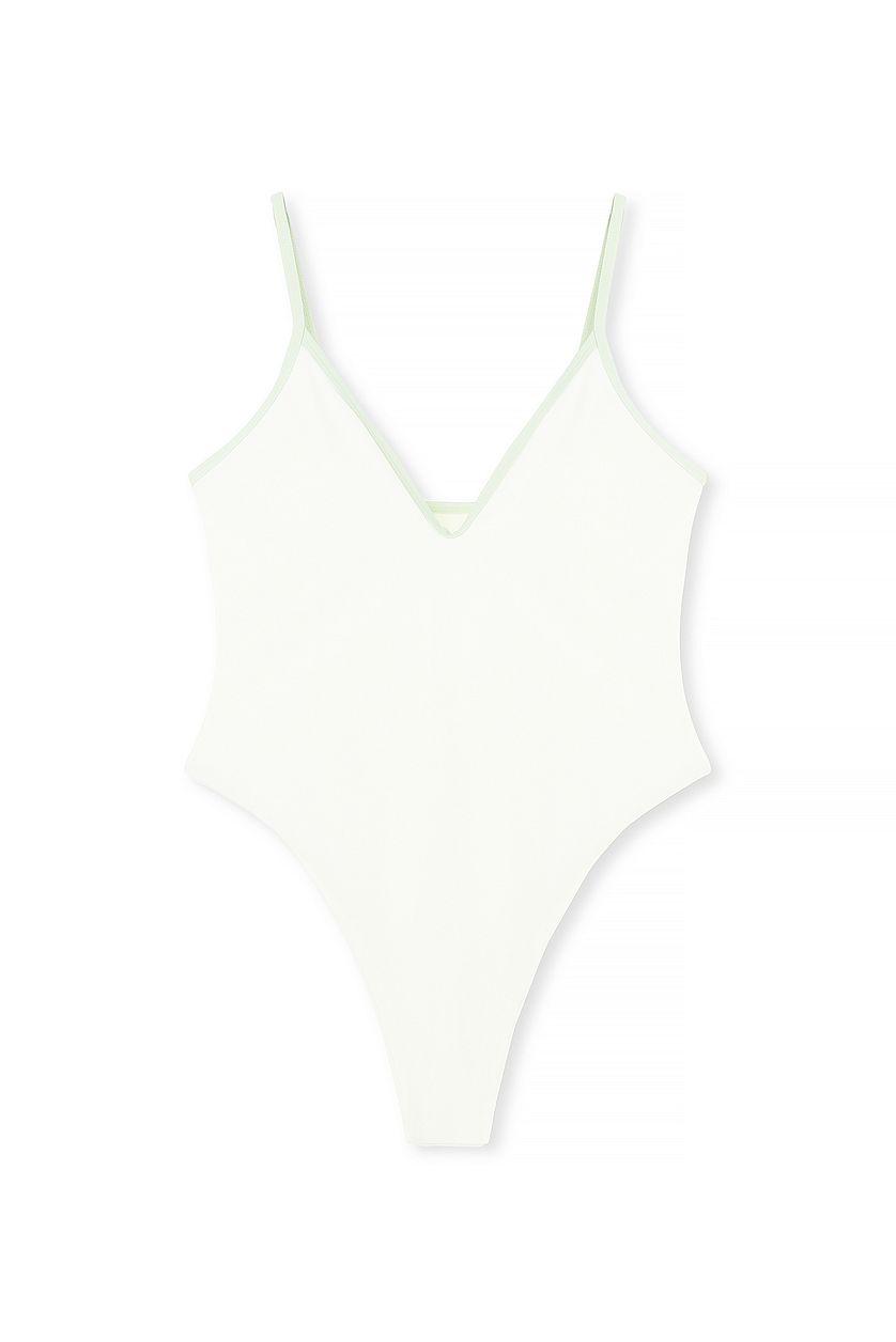Contrast Binding Swimsuit Product Image