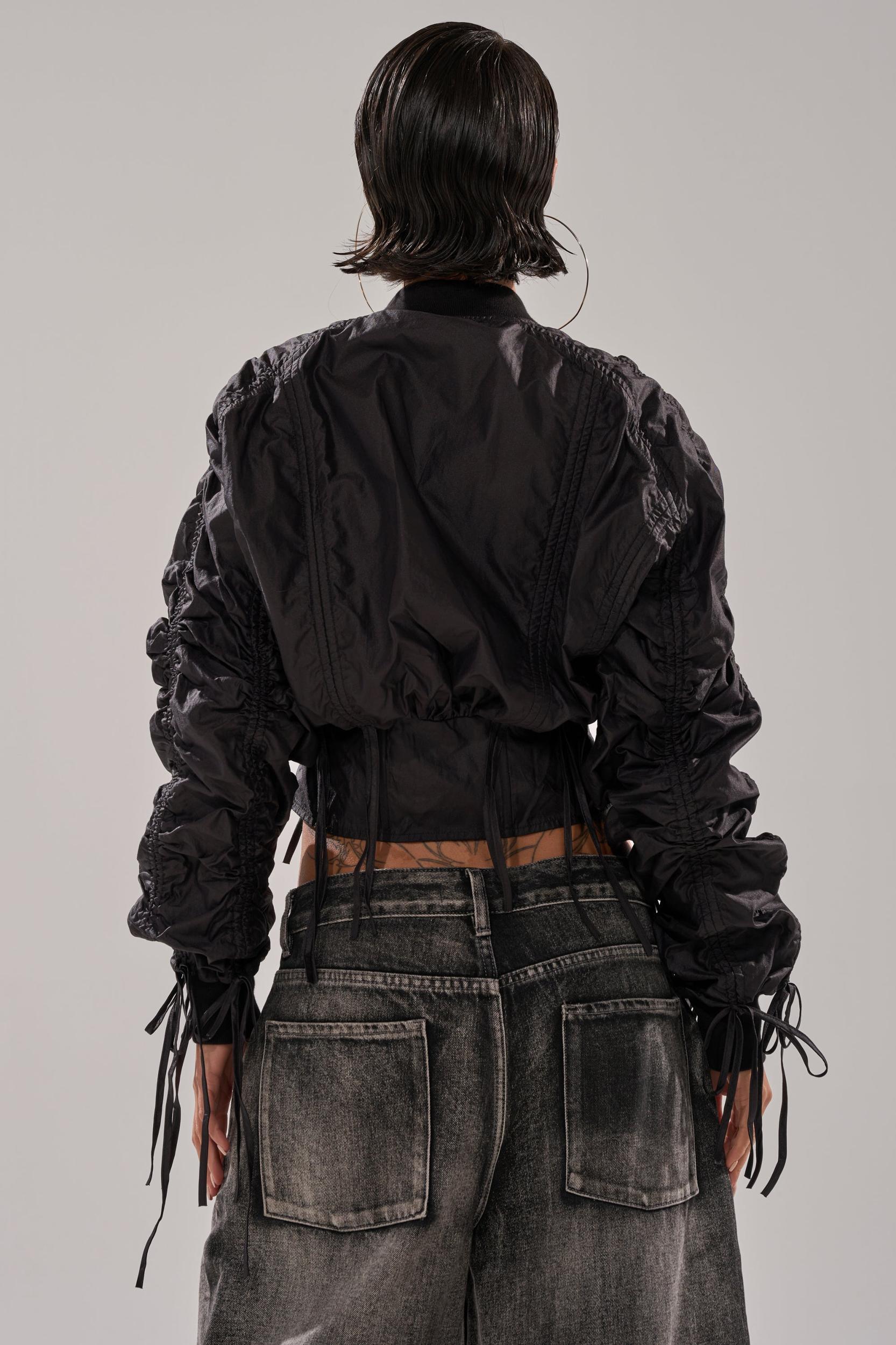 ARIANA SCRUNCH BOMBER Product Image