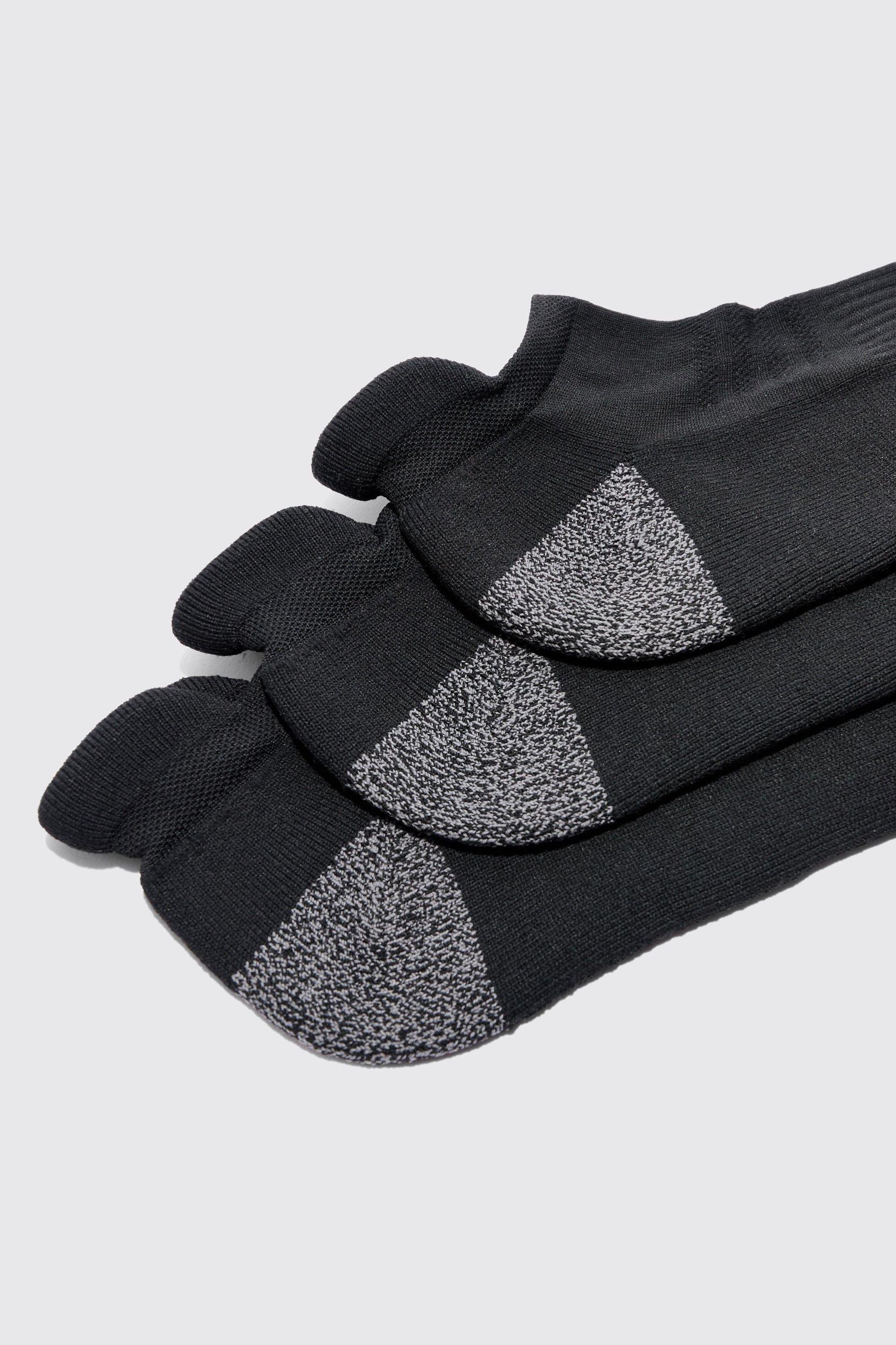 Man Active Cushioned Training Sneakers 3 Pack Socks | boohooMAN USA Product Image