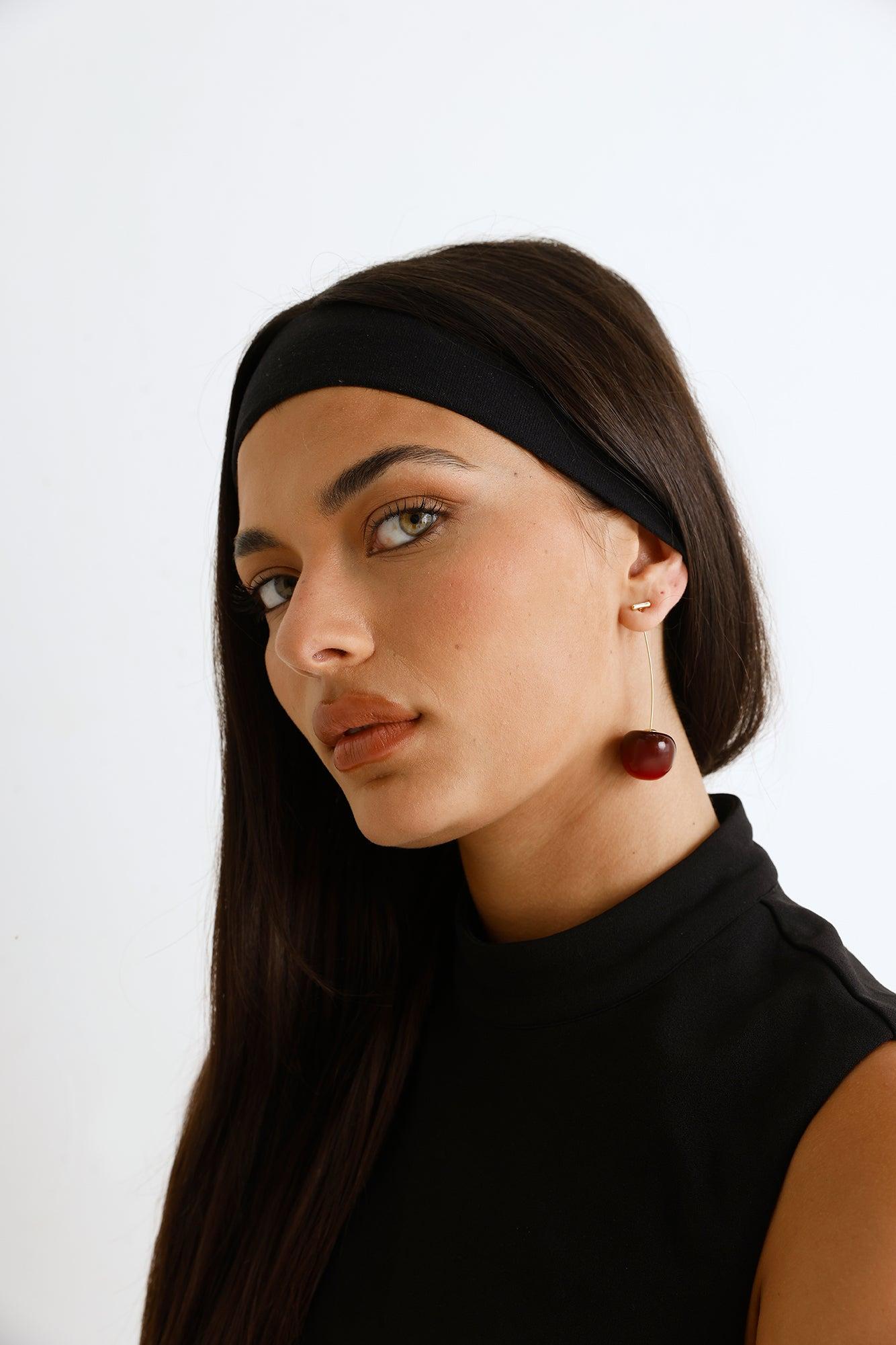 Cherry Kiss Earrings Gold Product Image