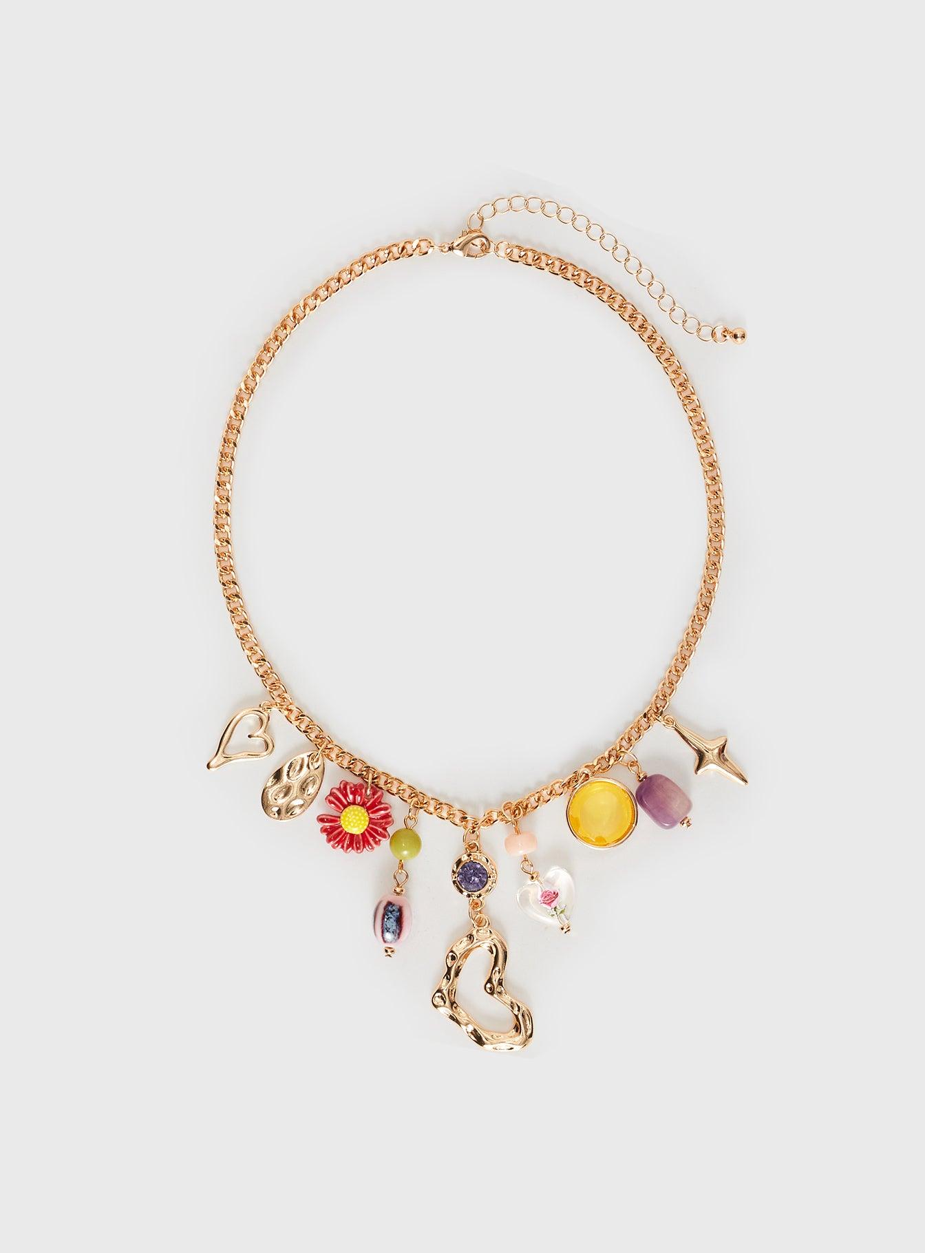 Maximiliano Charm Necklace Multi Product Image