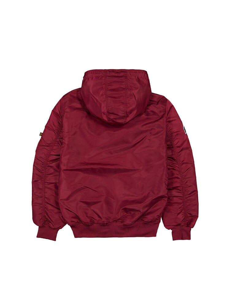 PHILADELPHIA PHILLIES X ALPHA X NEW ERA L-2B BOMBER JACKET (BURGUNDY) Product Image