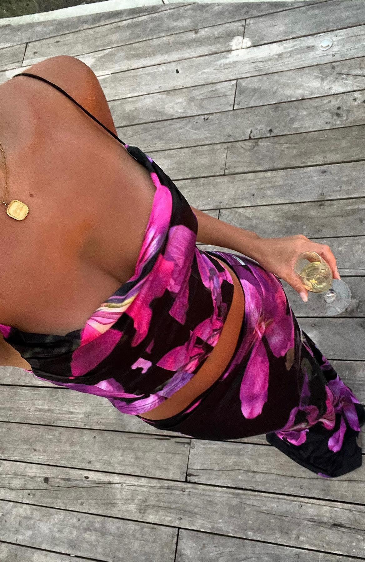 Sweet Salutations Maxi Skirt Purple Haze Product Image