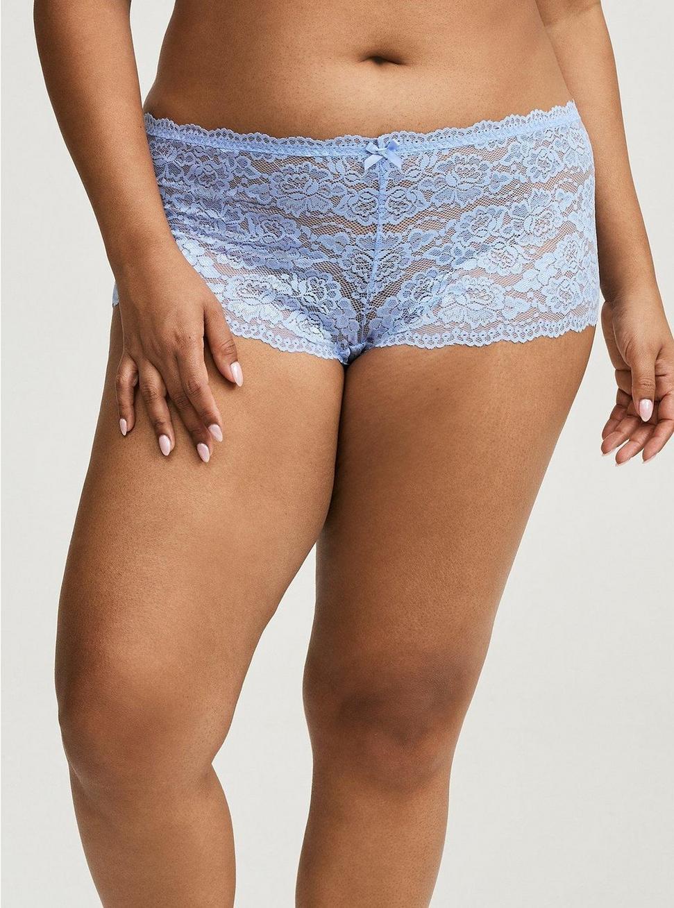 Mid-Rise Simply Lace Cheeky Panty Product Image