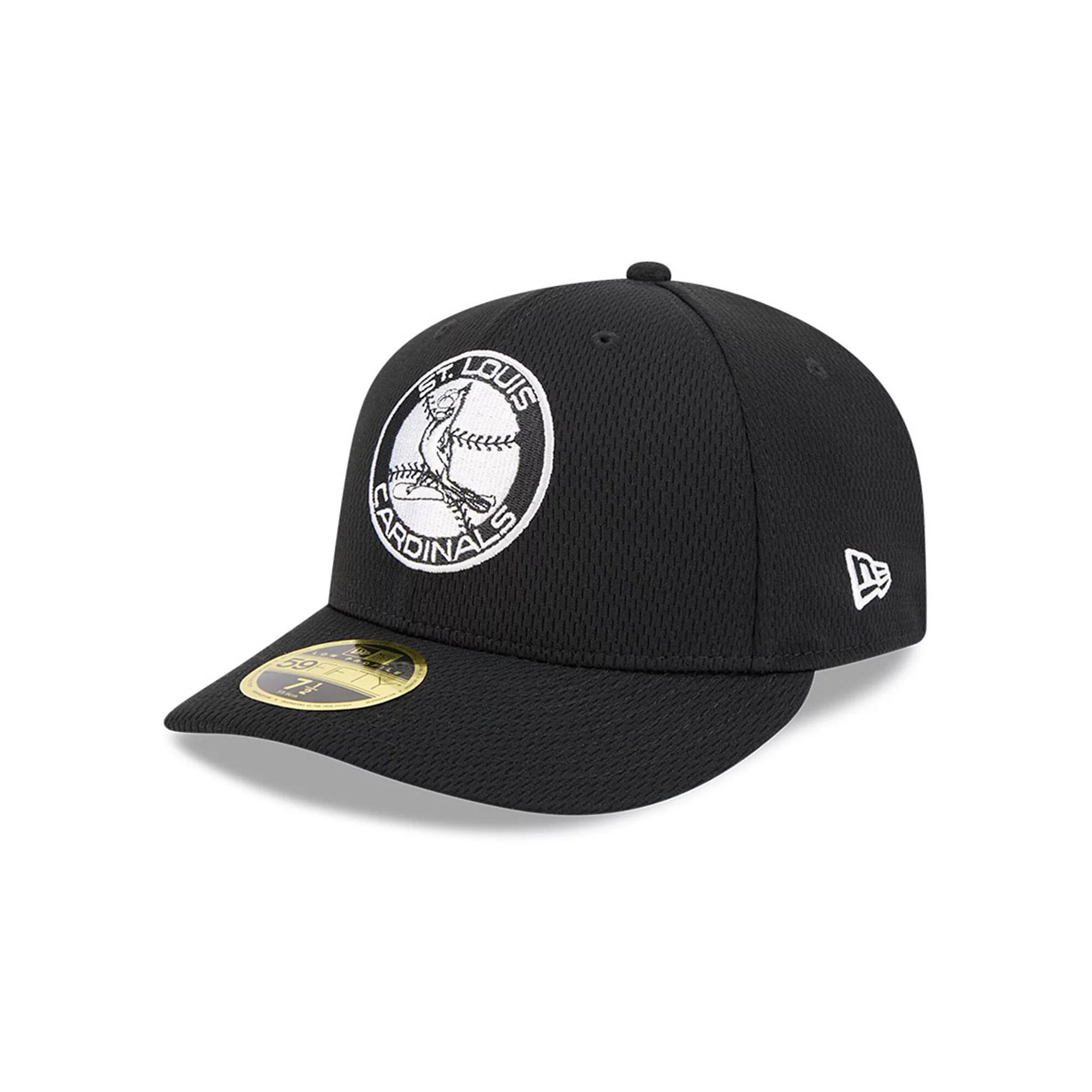 Men's New Era Black St. Louis Cardinals 2025 MLB Clubhouse Low Profile 59FIFTY Fitted Hat,  Product Image