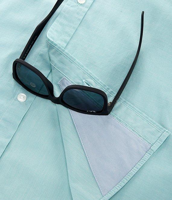 L.L.Bean Comfort Performance Stretch Solid Short Sleeve Woven Shirt Product Image