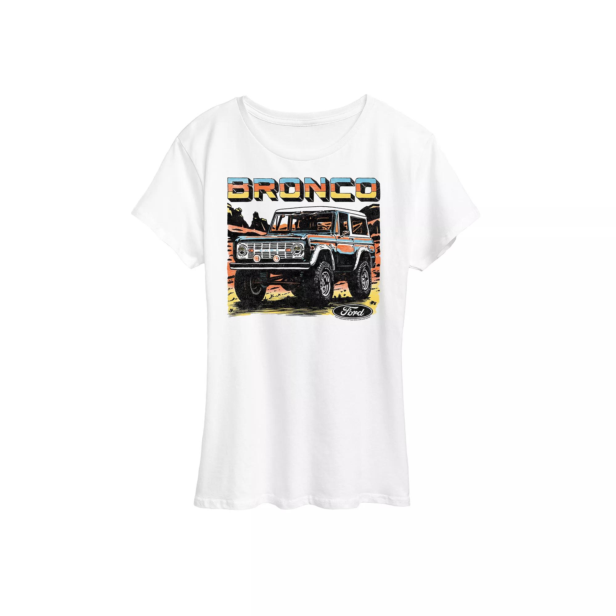 Women's Ford Bronco Illustration Graphic Tee,  Product Image