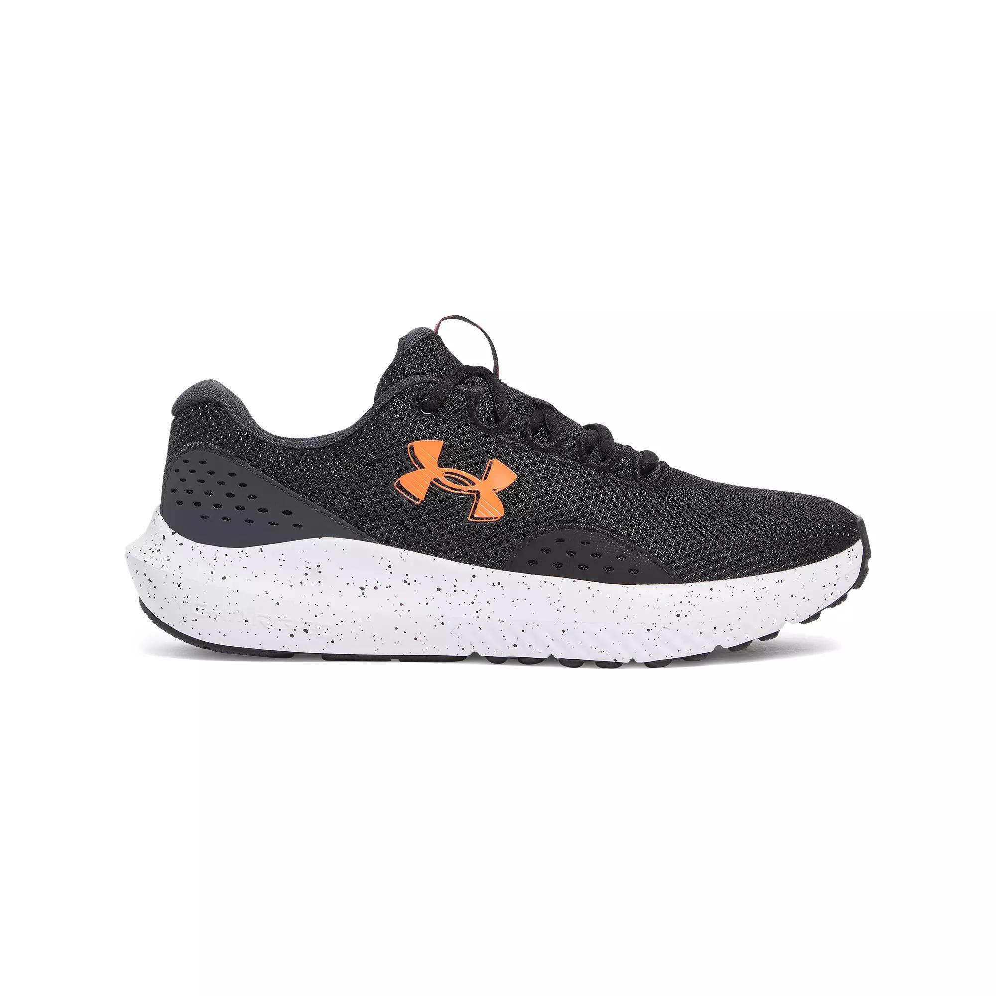 Under Armour Surge 4 Men's Running Shoes, Size: 10.5, Black Red Product Image