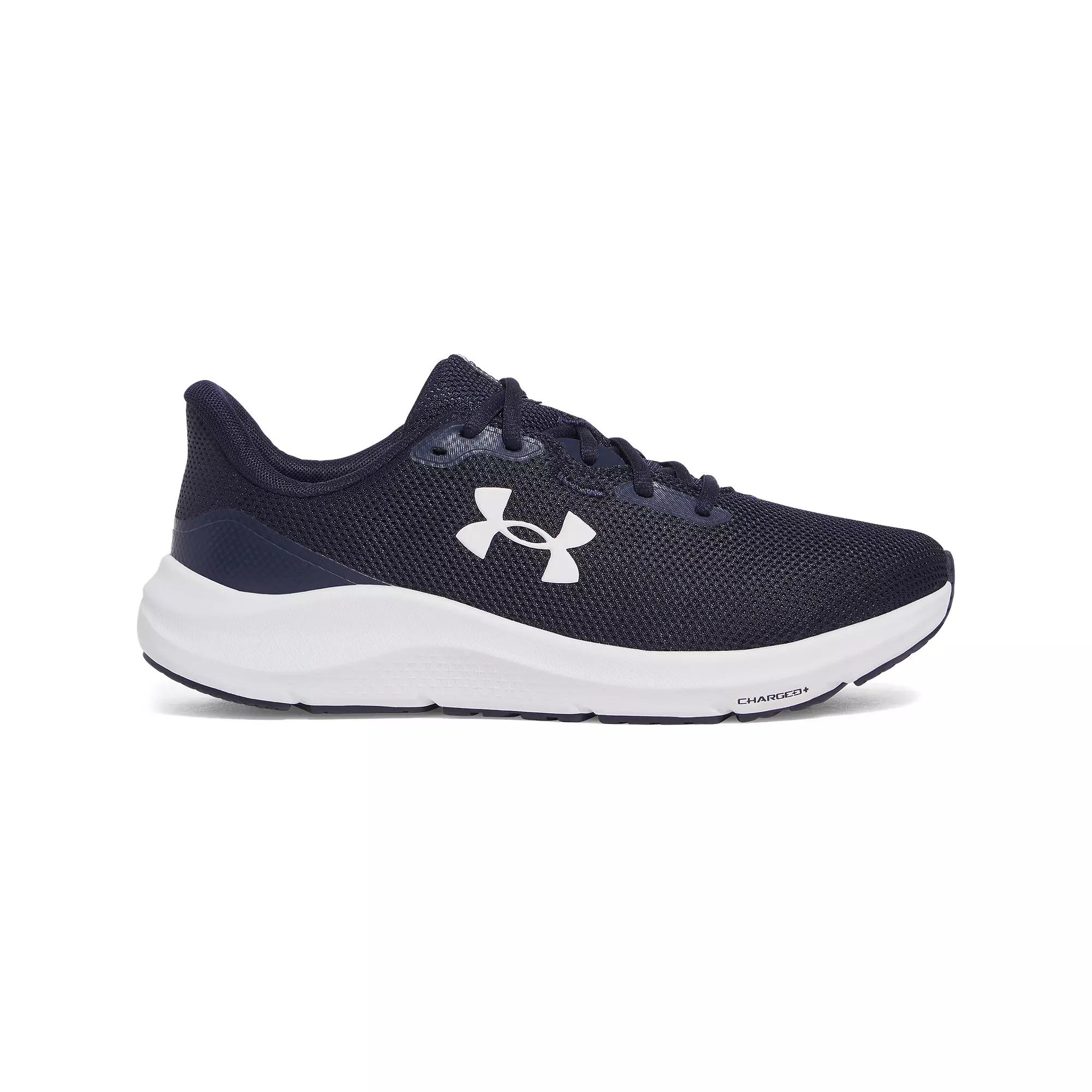 Under Armour Charged Pursuit 4 Mens Running Shoes Black Navy Product Image