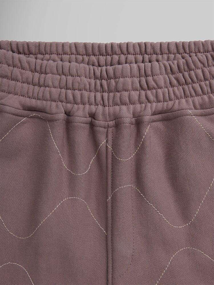 WOMEN'S QUILTED SHORTS - DUSTY PURPLE / S Product Image