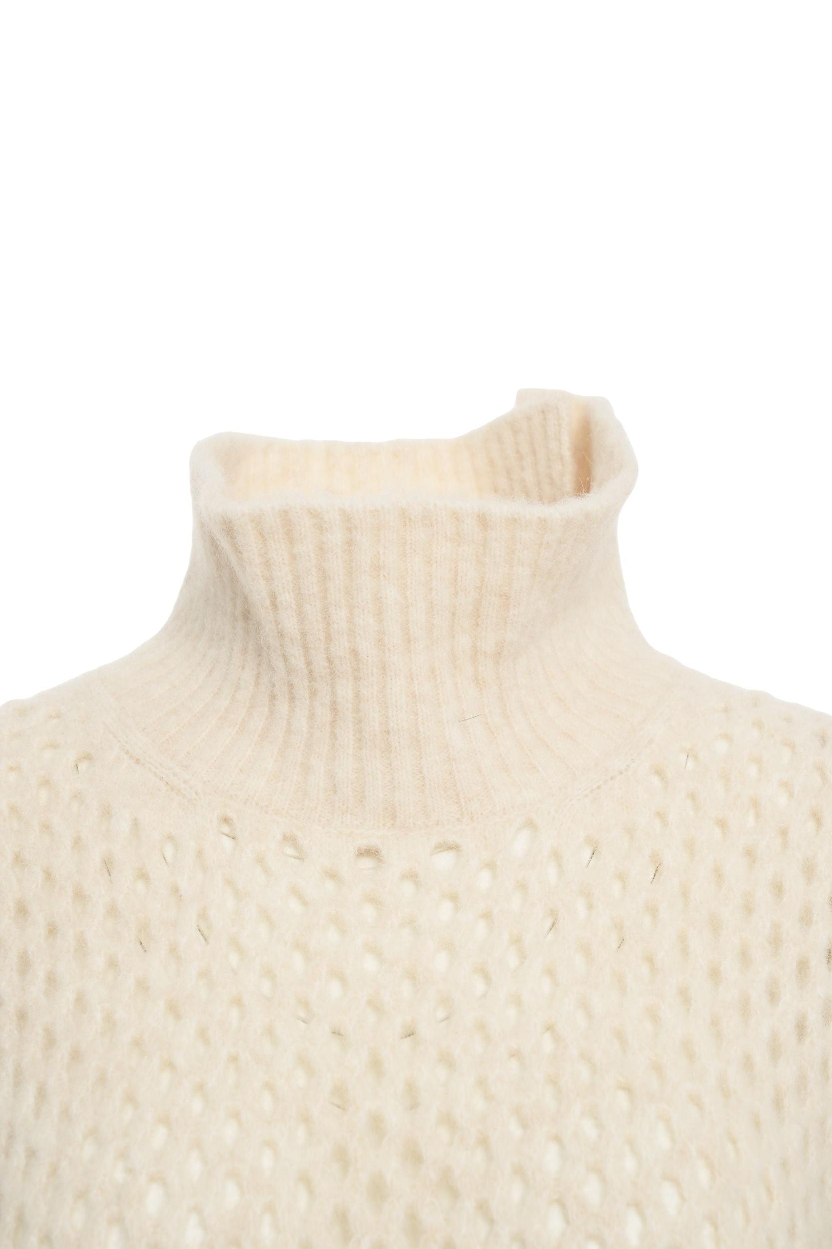 Knit vest with turtleneck Product Image