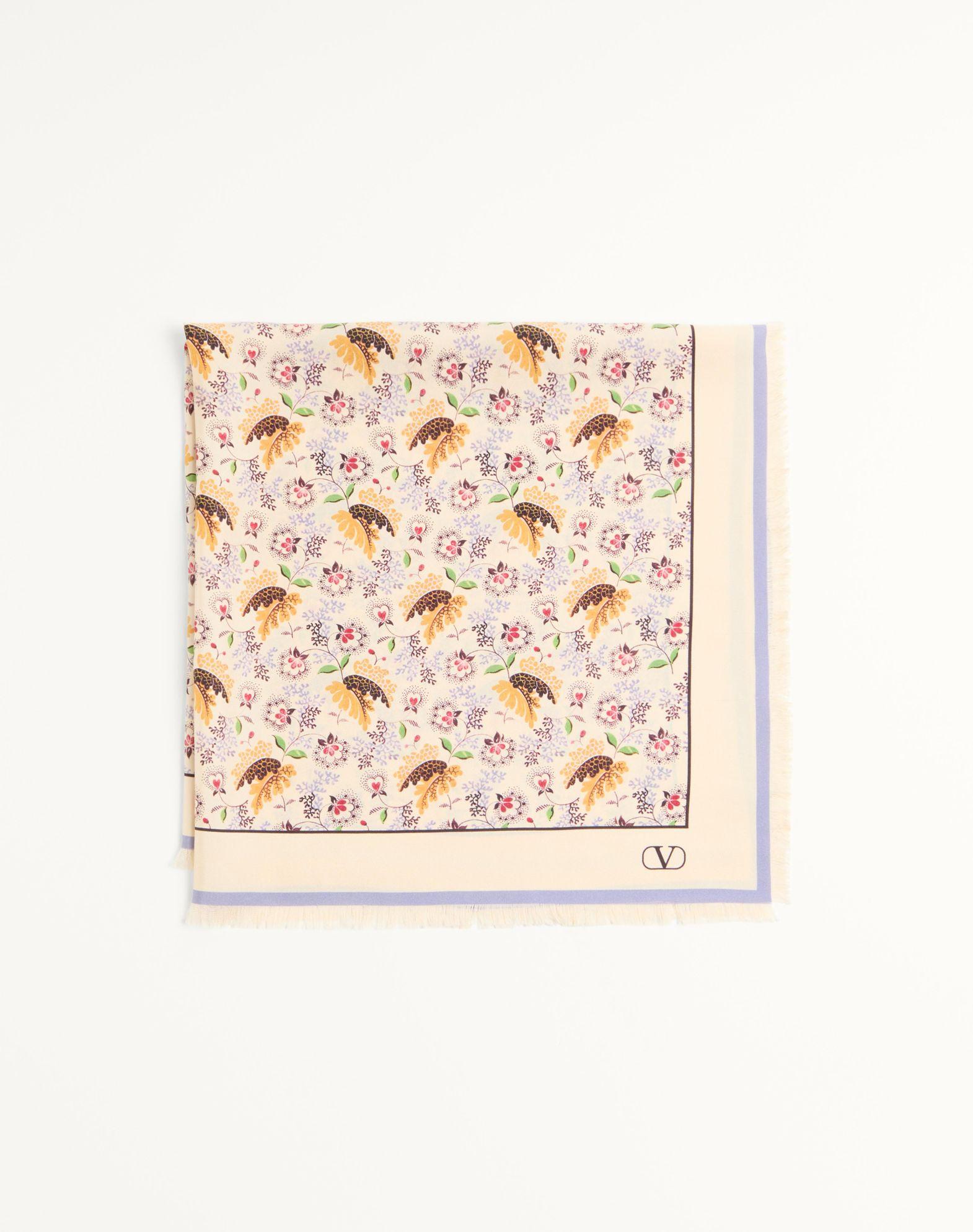 Papier Floral Silk Scarf Product Image