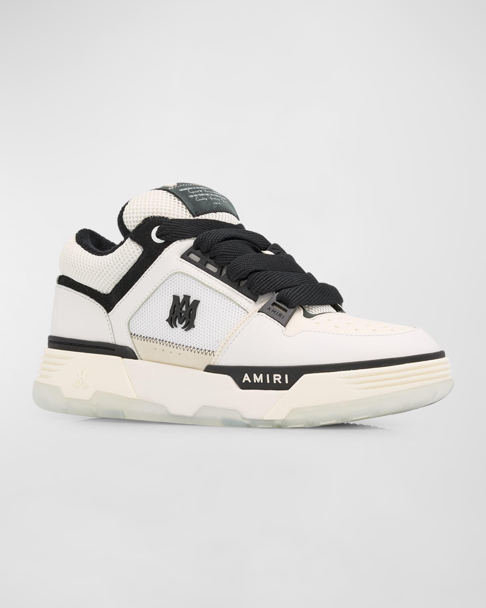 Men's MA-1 Leather & Mesh Low-Top Sneakers  Product Image