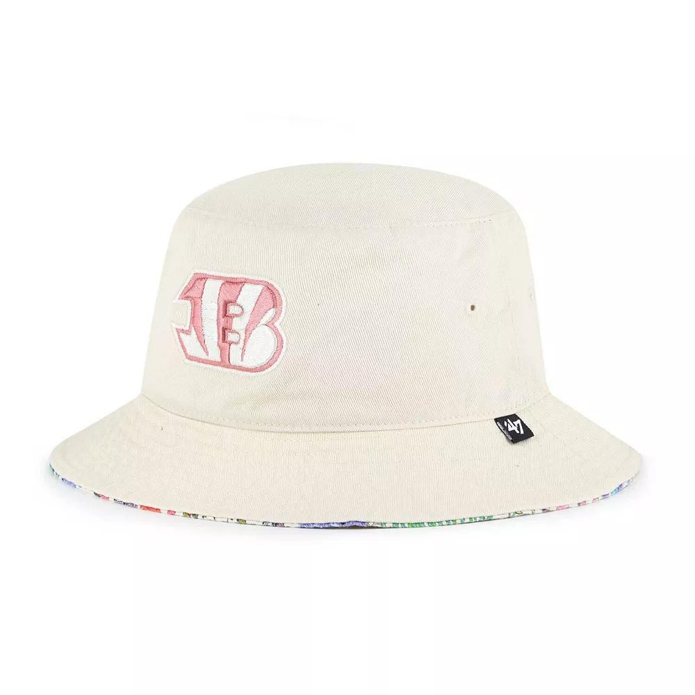 Women's '47 Natural Cincinnati Bengals Pollinator Bucket Hat, Beige Product Image
