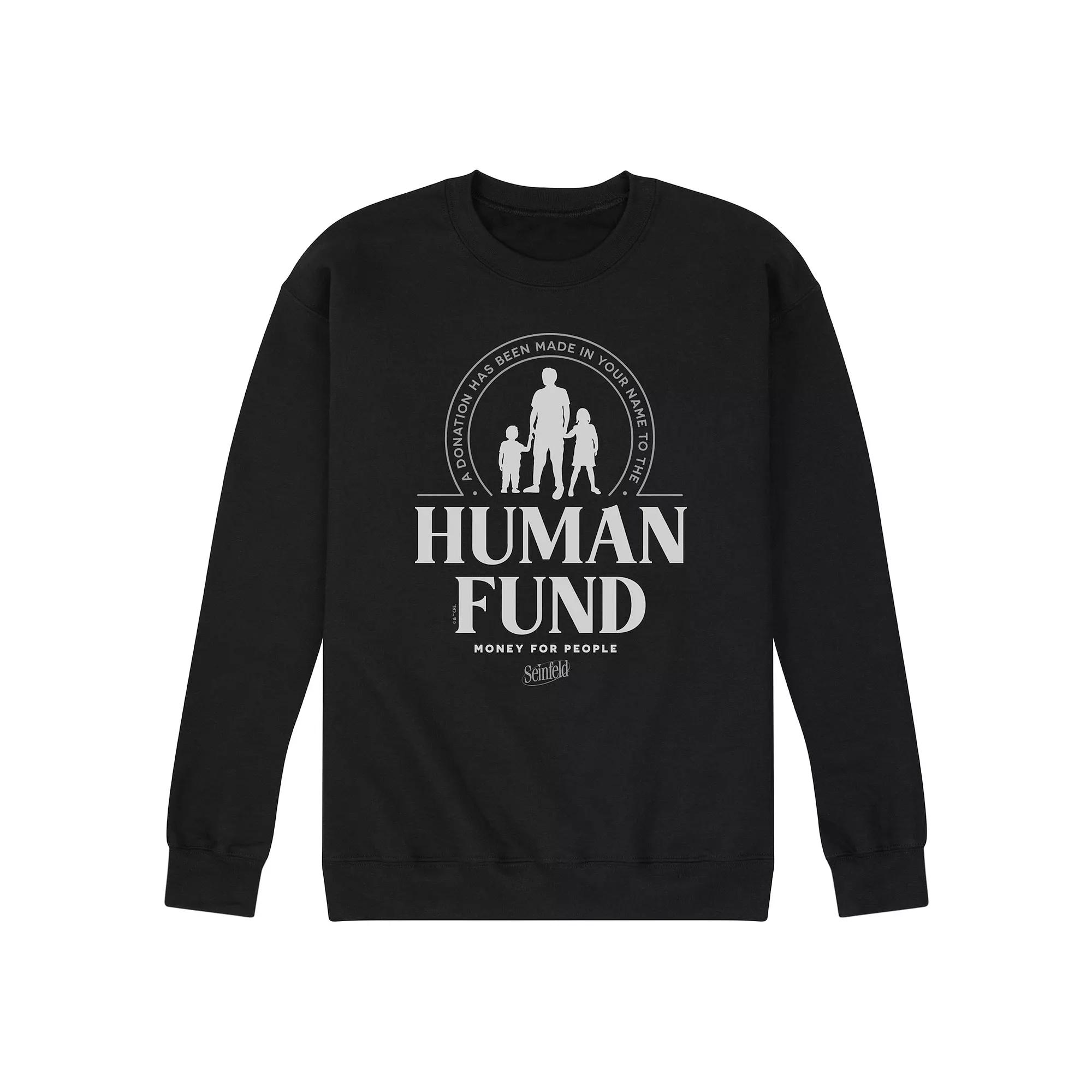 Men's Seinfeld The Human Fund Fleece Sweatshirt,  Product Image