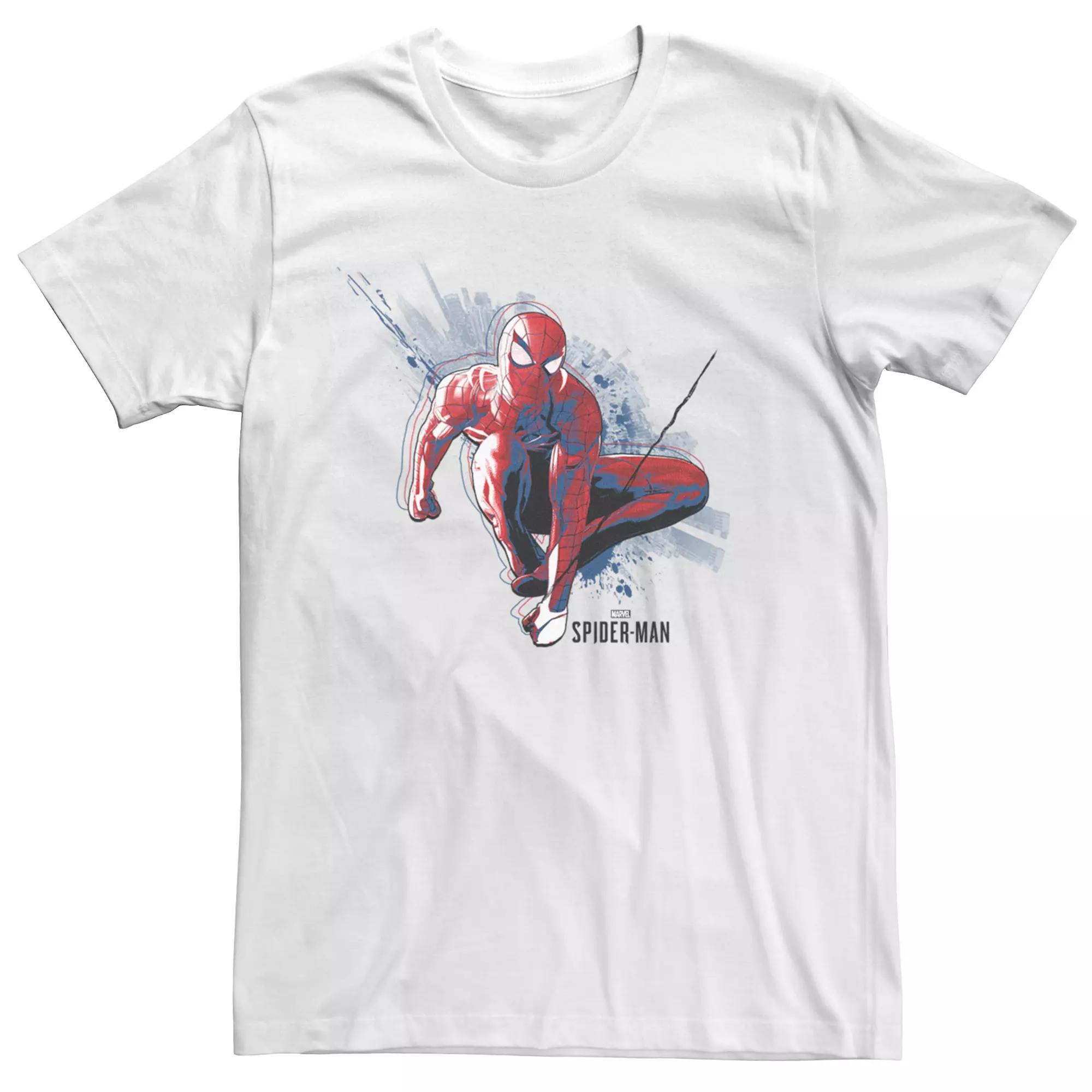 Men's Marvel Spider-Man Cityscape Graphic Tee,  Product Image