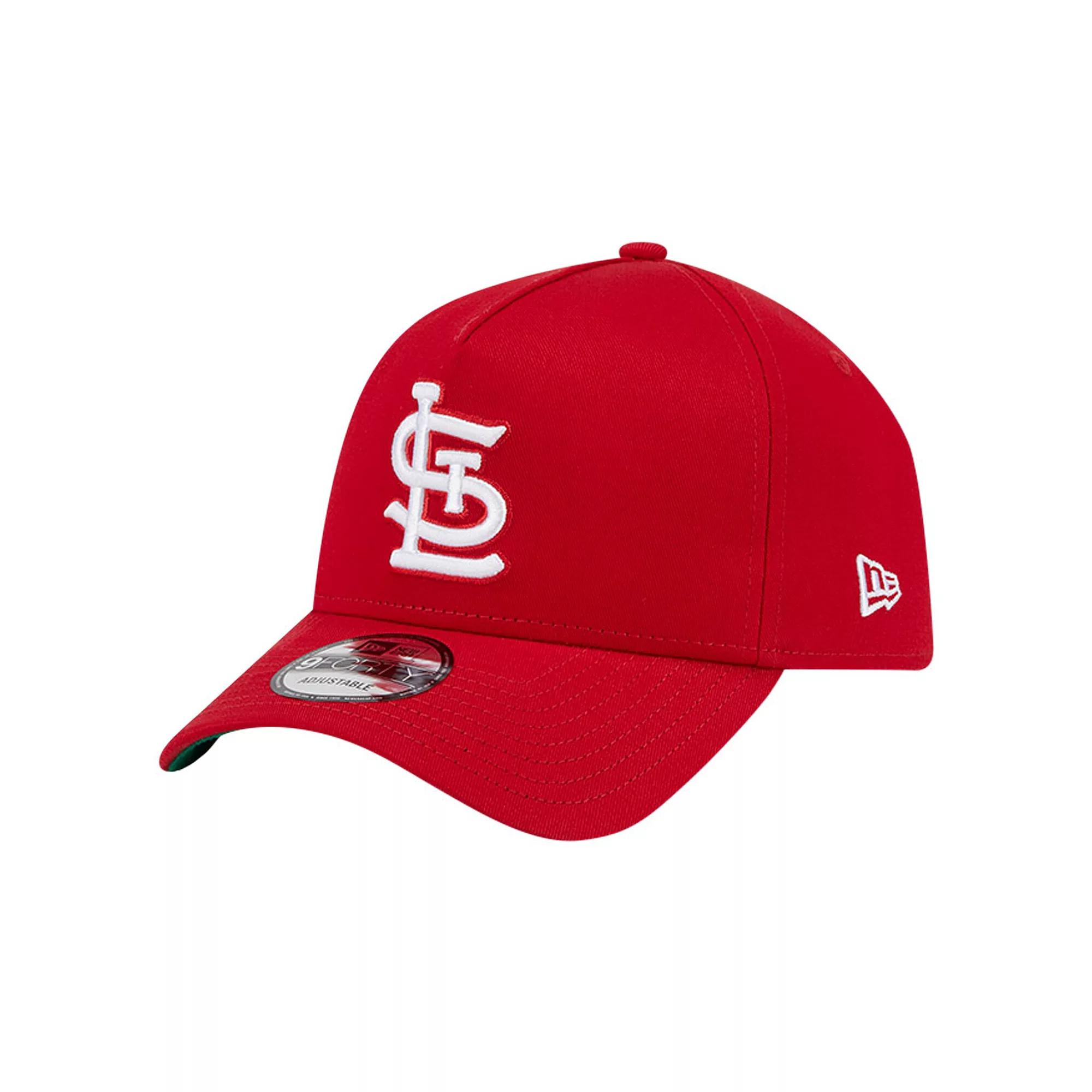 Men's New Era Red St. Louis Cardinals Team Color A-Frame 9FORTY Adjustable Hat Product Image