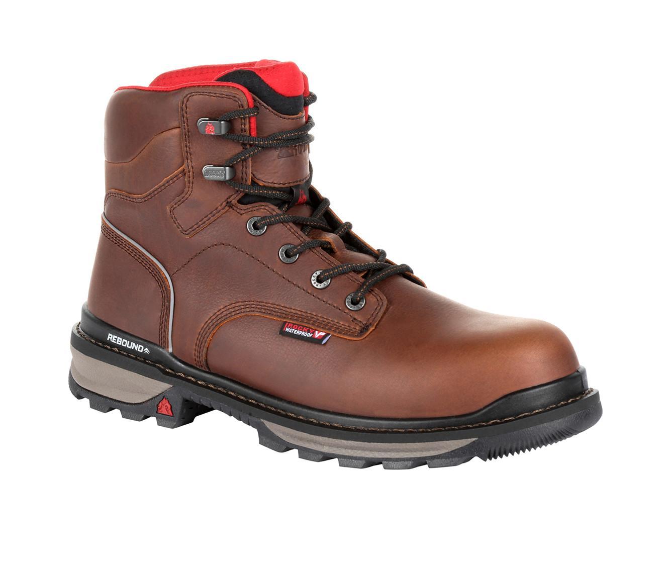 Men's Rocky Rams Horn Work Boots Product Image