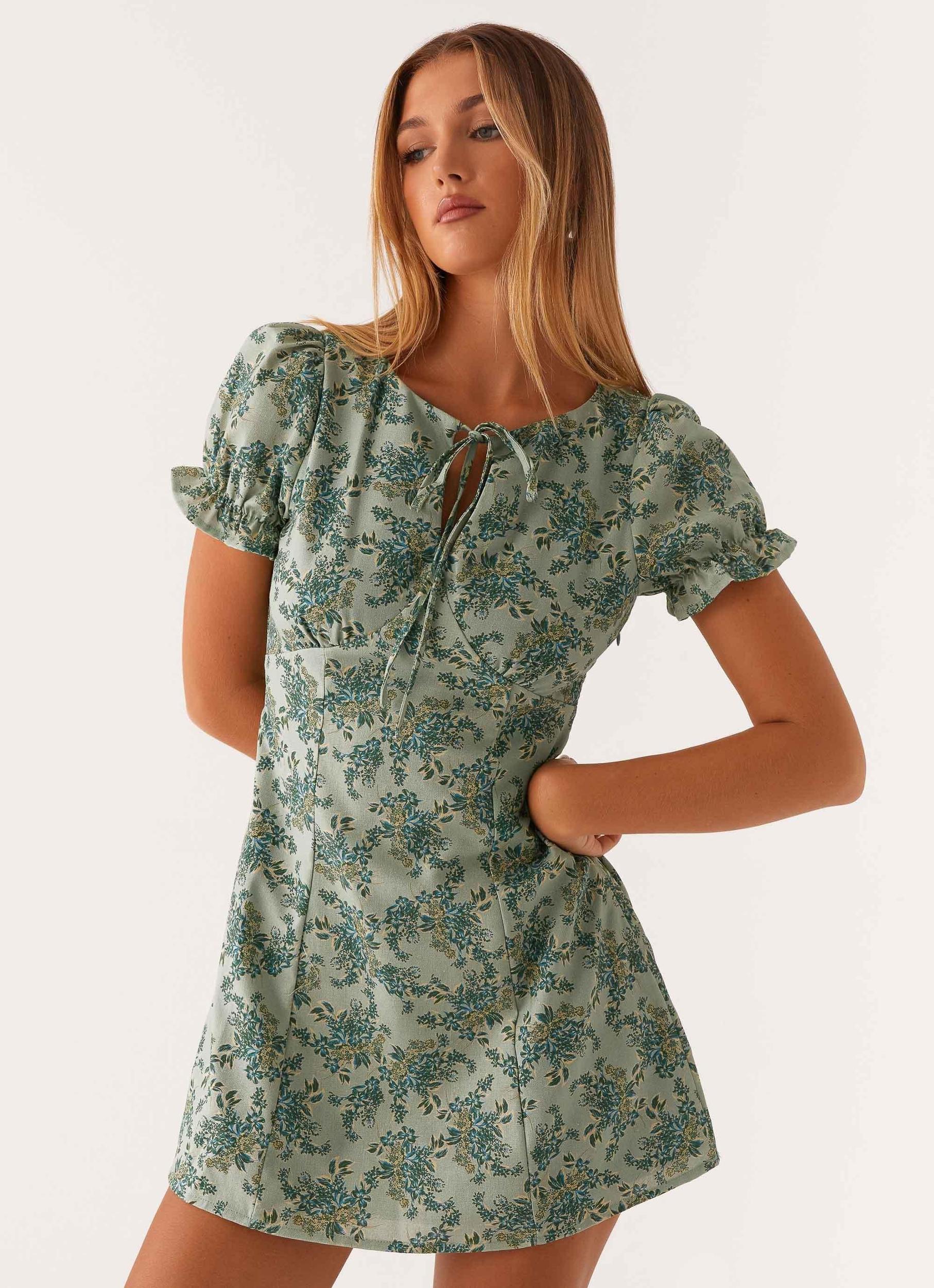 Someday Mini Dress - Cloud Nine Floral Product Image